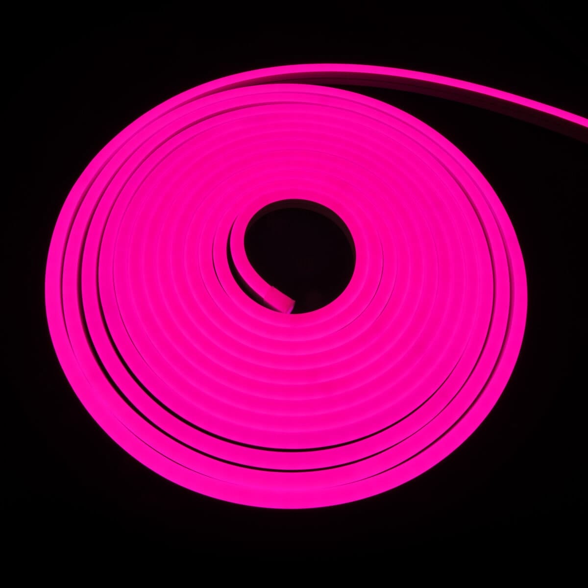 NEON LED Flexible Silicona Rosa Magenta, 1CM/Corte, DC12V, 6x12mm