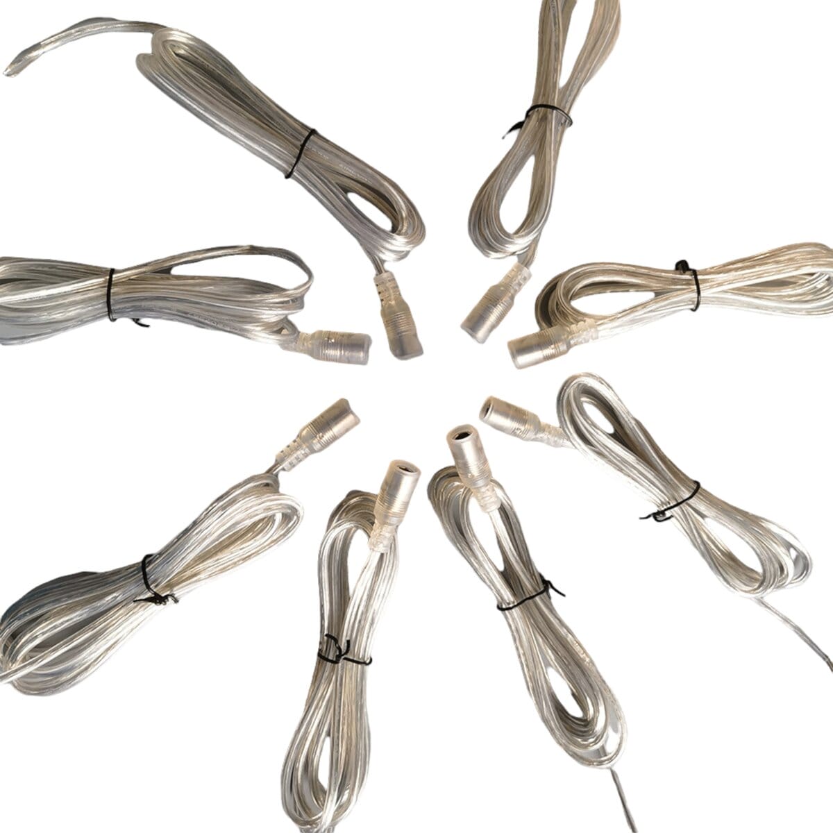 Cable conexión 2 Pinx0,5mm, Hembra IP20, 50cm, transparente - Imagen 2