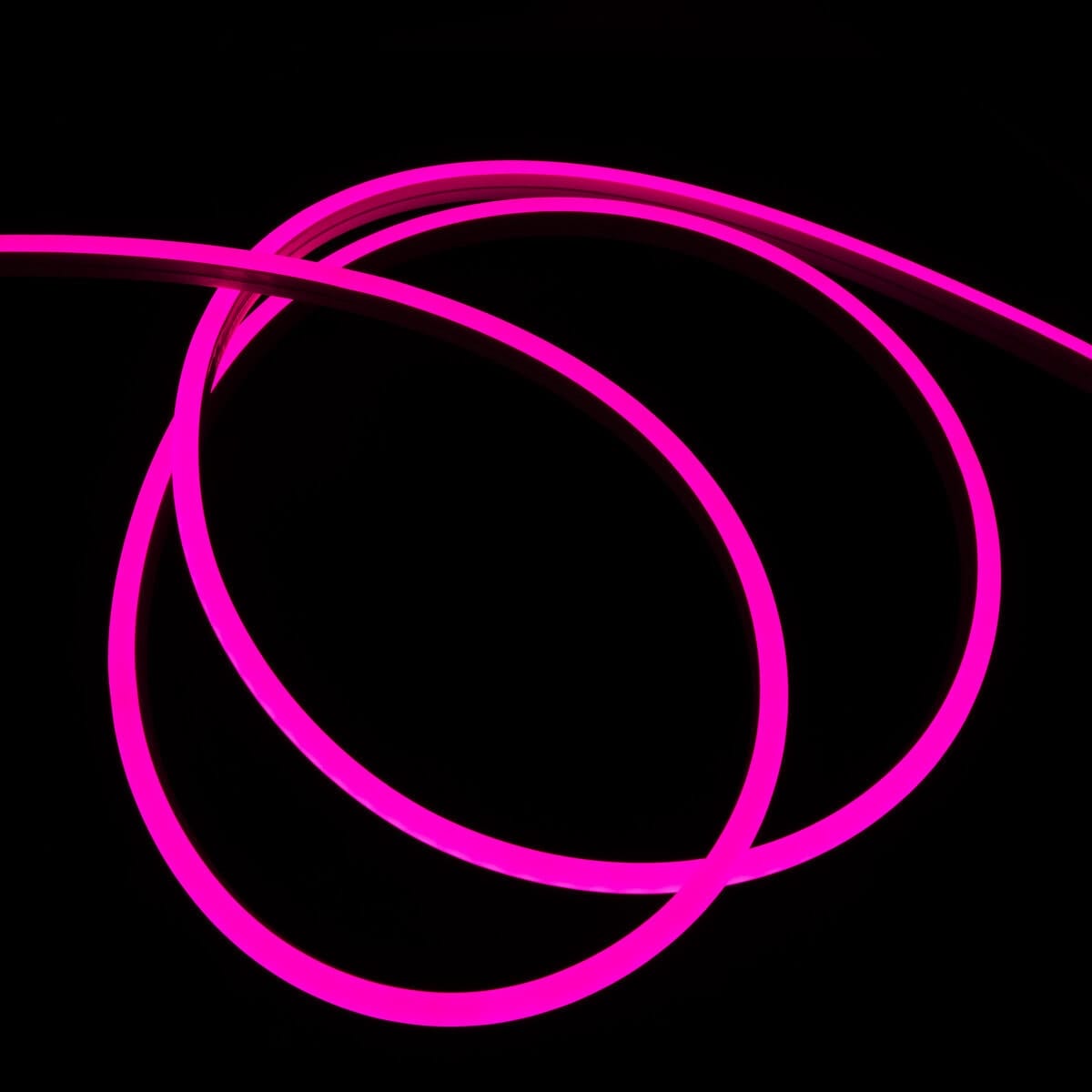 NEON LED Flexible Silicona Rosa Magenta, 1CM/Corte, DC12V, 6x12mm - Imagen 3