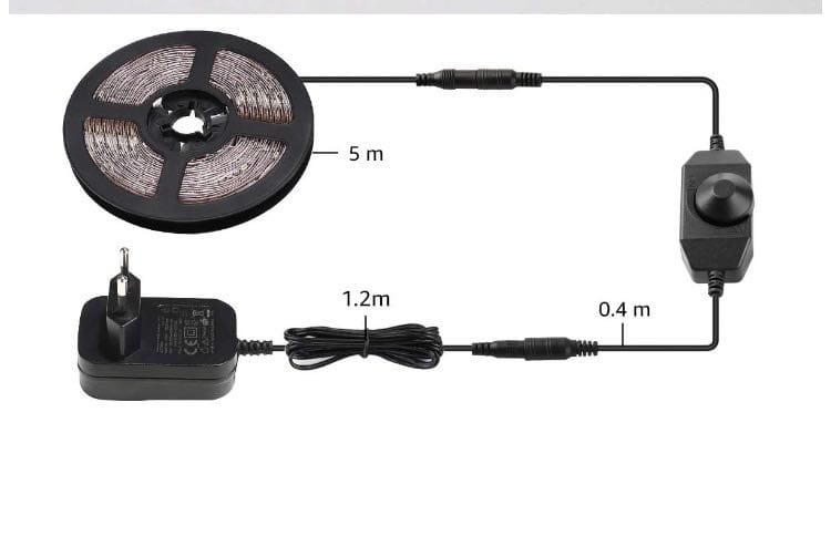 Controlador para tira LED monocolor Dimmer negro - Imagen 7