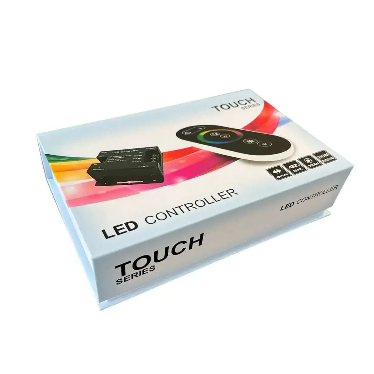 Controlador RF 30A Tira LED RGB 12V24V DC con Pantalla Tactil - Imagen 3