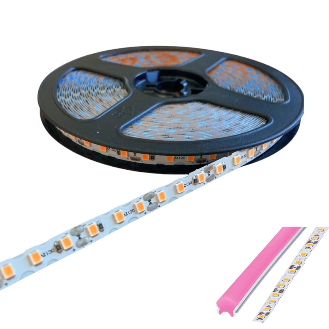 Tiras LED Para Neon Flex Zig zag Rosa Magenta DC12V 1Metro